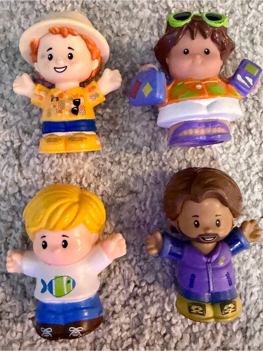 Fisher-Price Little People Vacation & Travel Figures Lot of 4